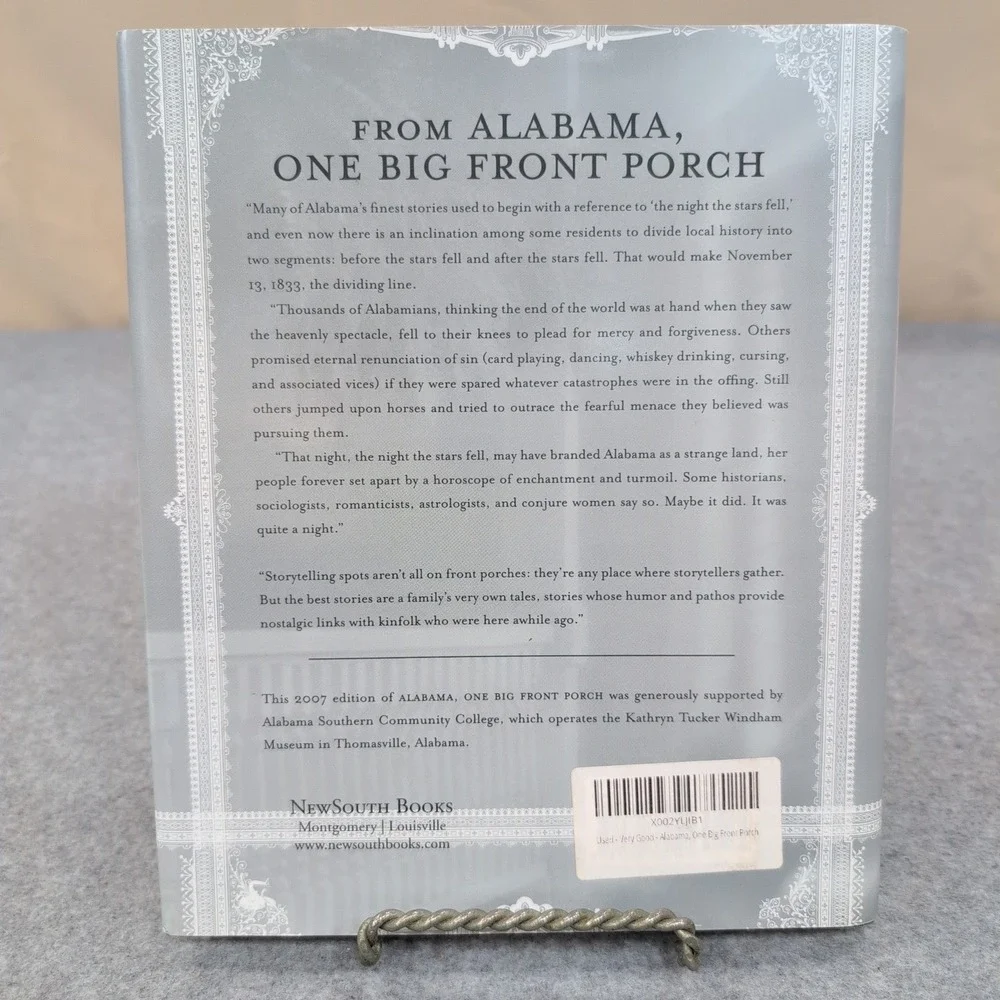 Alabama One Big Front Porch Kathryn Tucker Windham Hardcover 2007 NewSouth Books